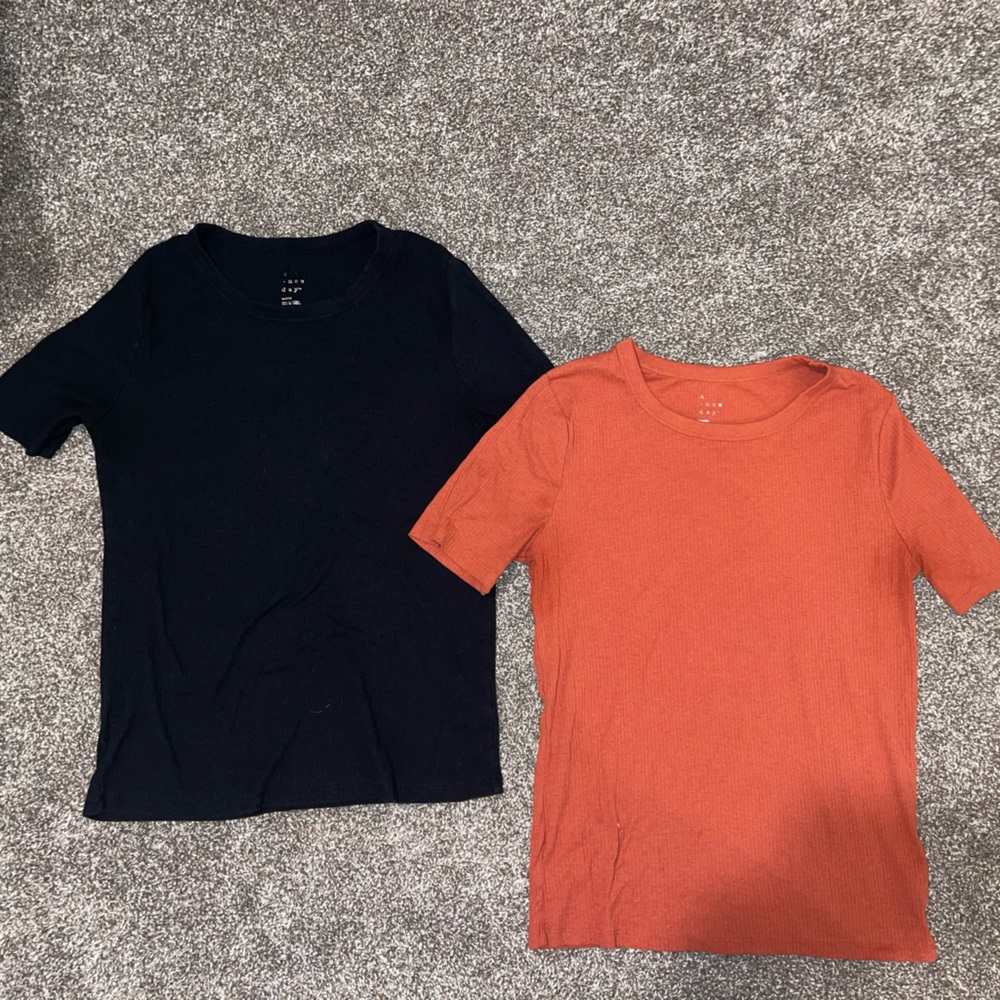 Bundle of a new day ribbed tees